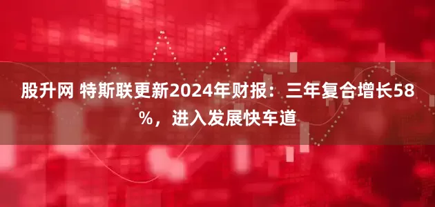 股升网 特斯联更新2024年财报：三年复合增长58%，进入发展快车道